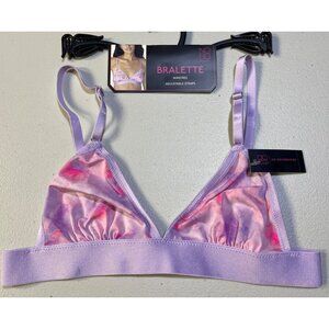 No Boundaries Triangle Bralette XS Tie-Dye Wire-Free Adjustable Straps